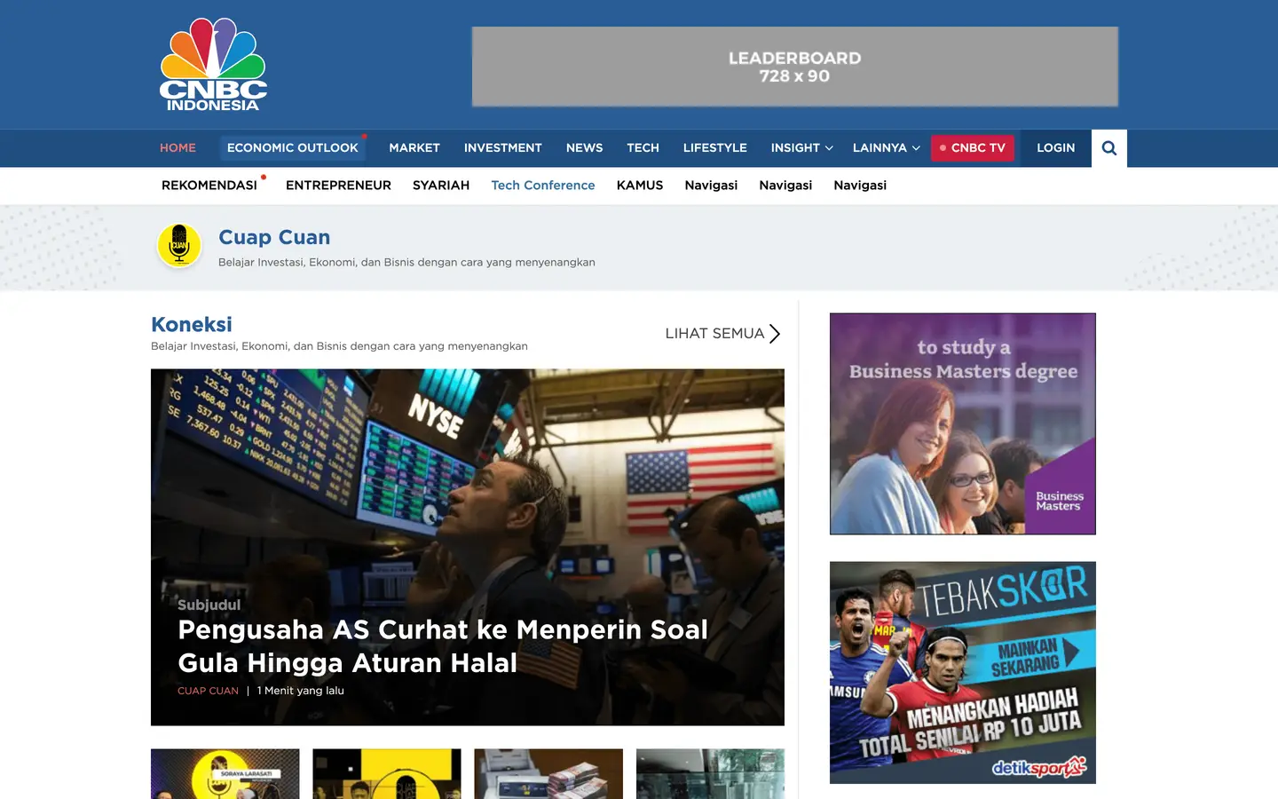 CNBC Indonesia Cuap Cuan Program
