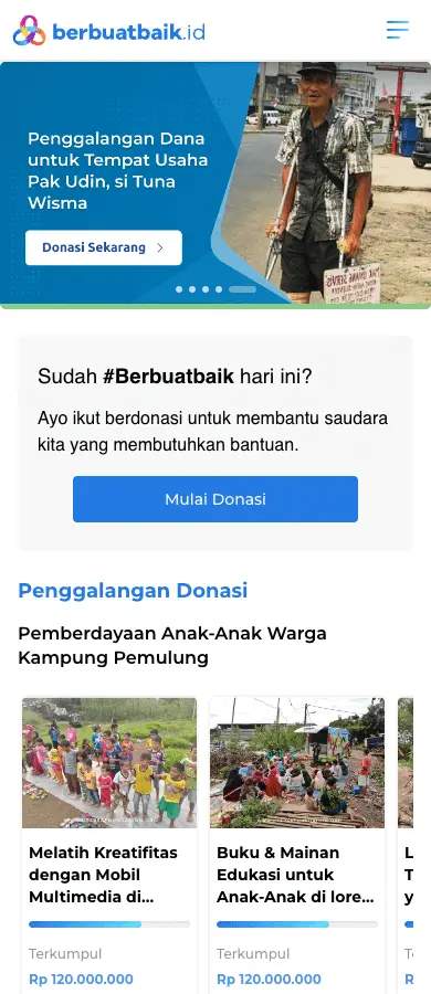 Development for berbuatbaik.id