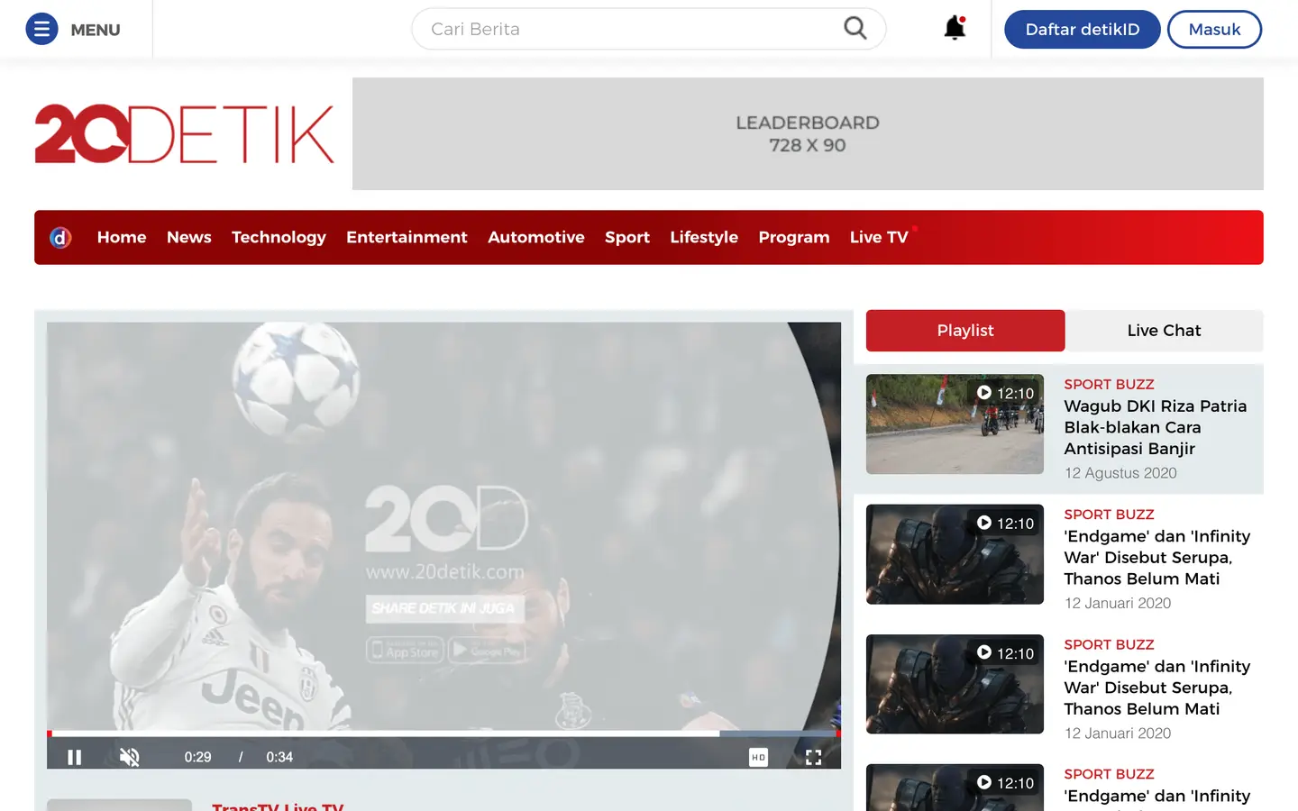 detikTV in 20detik