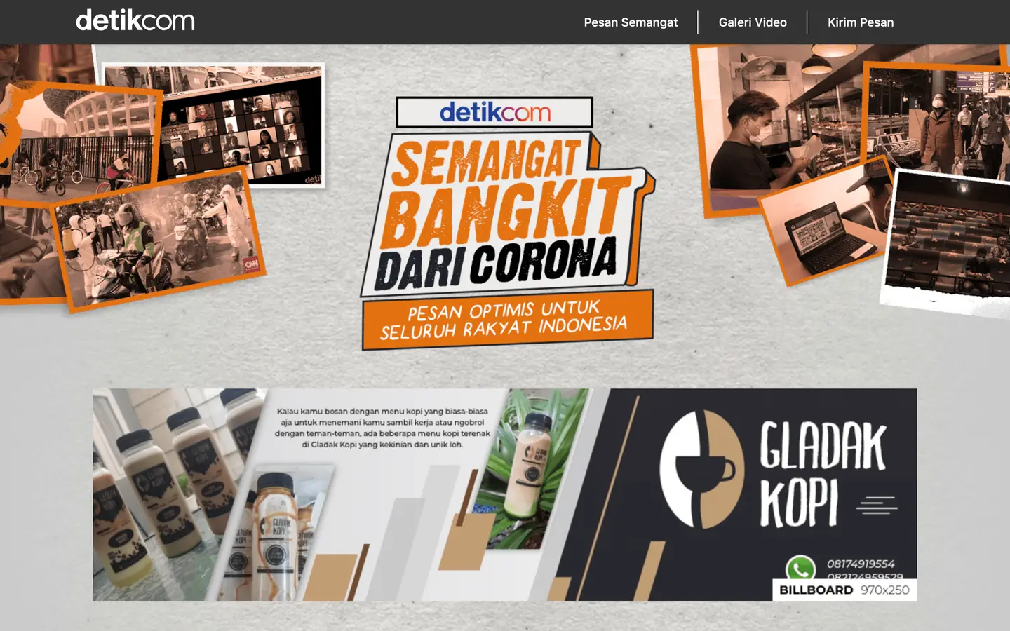 Semangat Bangkit Event for detik.com